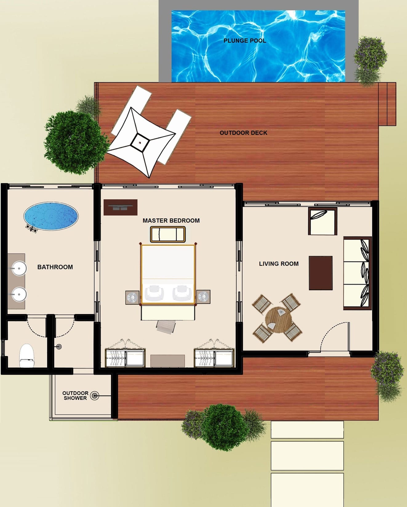 Beach Pool Villa