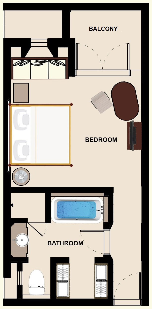 Garden View Room . Sea View Room
