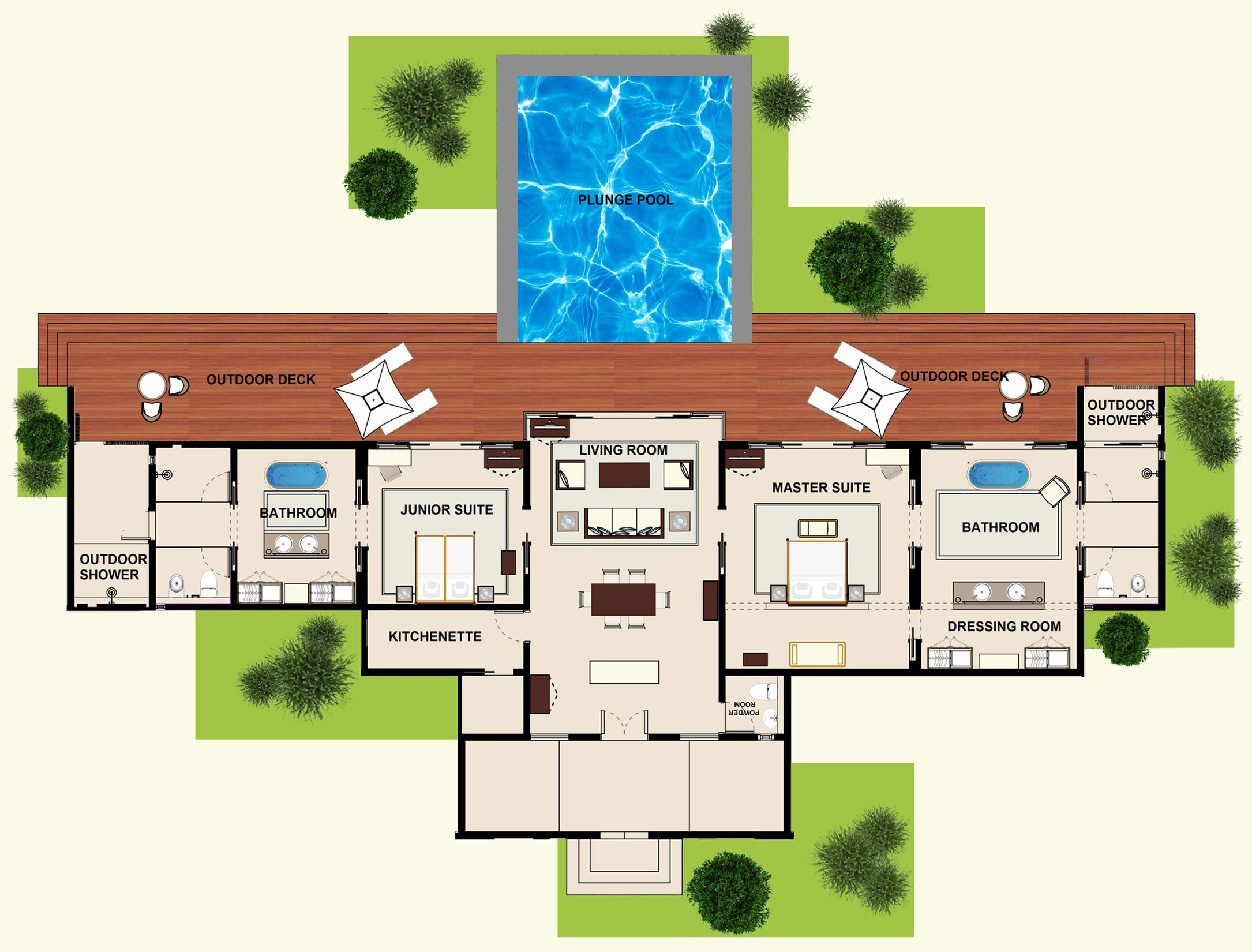Presidential Pool Villa